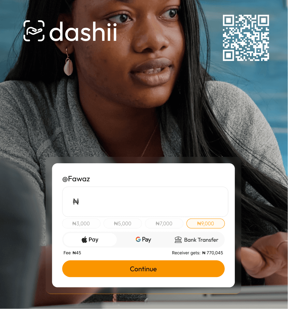 Dashii: A simple way to 
receive Tips from anyone 